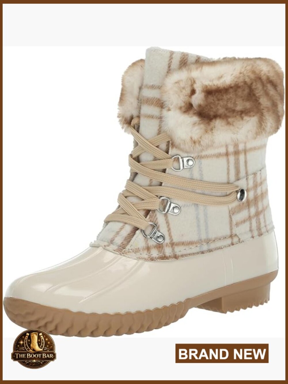 Faux Shearling Ankle Bootie with Memory Foam Insole